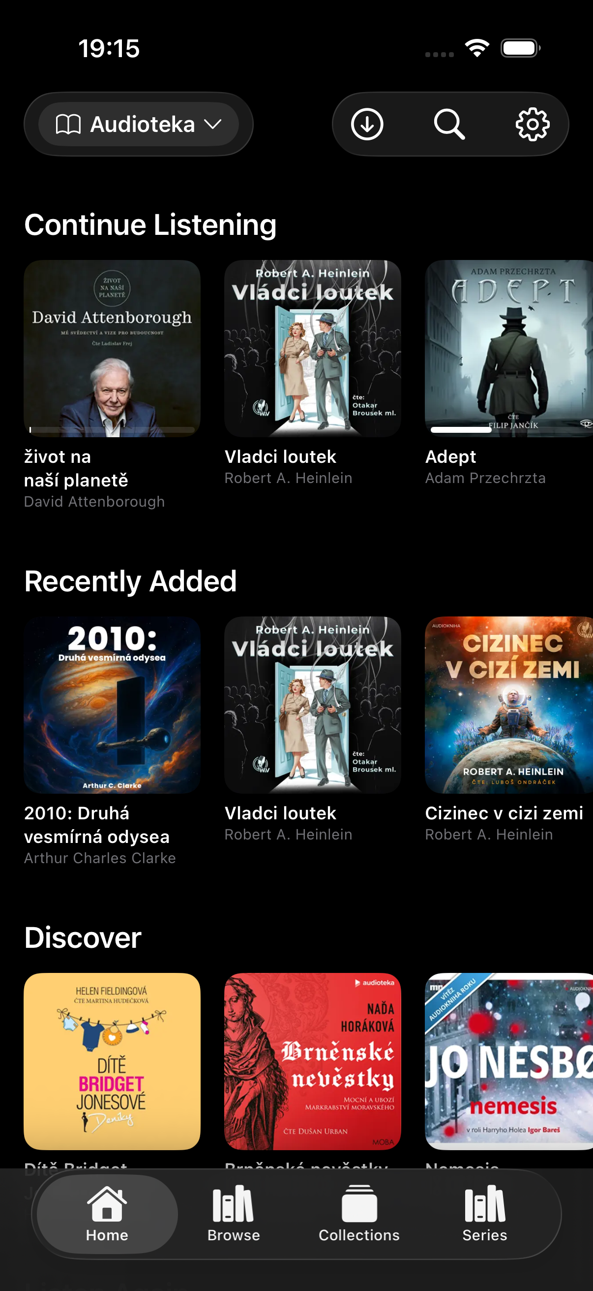 Home Screen